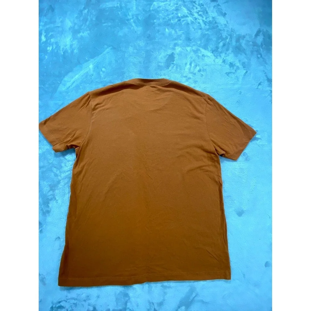True Religion T-Shirt Mens Large Brown Horseshoe Logo‎ Graphic Cotton Crew Neck